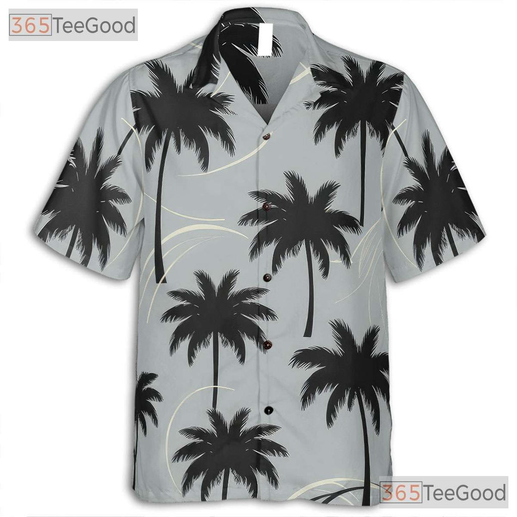 Retro Beach Car Hawaiian Shirt - Palm Tree Sunset Tee Women