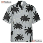 Retro Beach Car Hawaiian Shirt - Palm Tree Sunset Tee Women