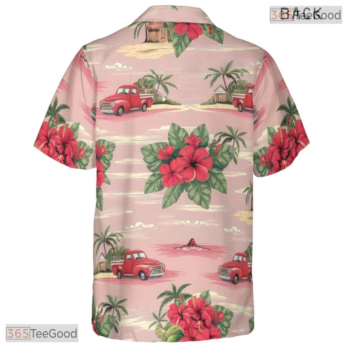 Black Teal Gold Leaf Hawaiian Shirt - Adult Aloha Party Wear