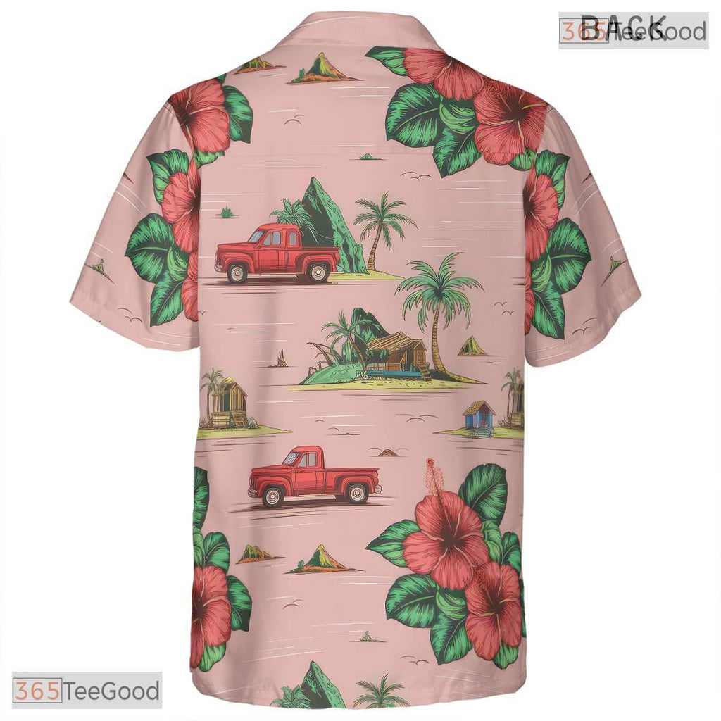 Black Teal Gold Tropical Hawaiian Shirt - Adult Aloha Beachwear Tee