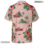 Black Teal Gold Tropical Hawaiian Shirt - Adult Aloha Beachwear Tee