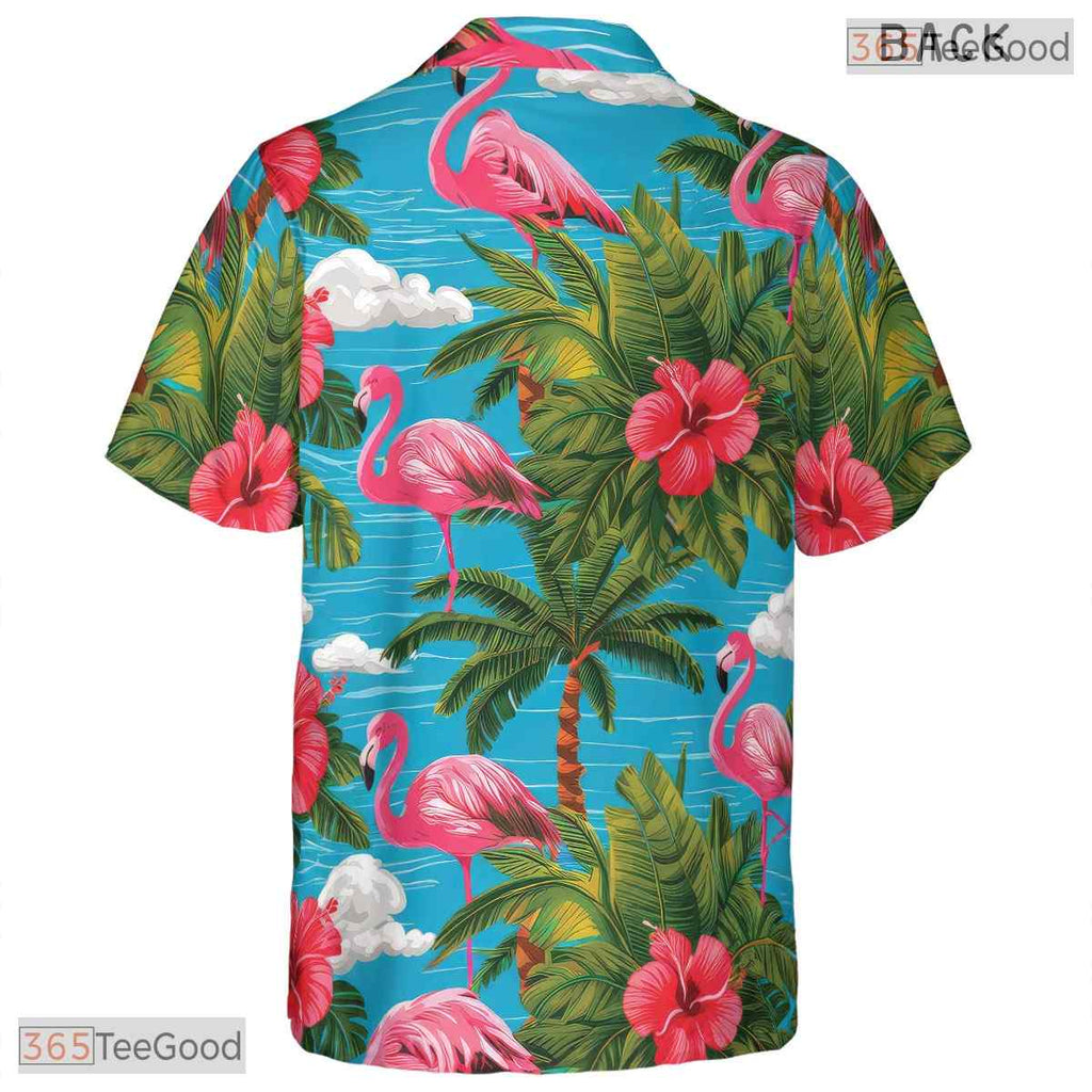 Tropical Hibiscus Hawaiian Shirt - Unisex Aloha Beachwear Outfit