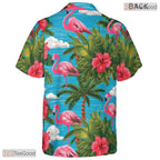 Tropical Hibiscus Hawaiian Shirt - Unisex Aloha Beachwear Outfit
