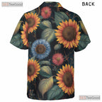 Bold Wildflower Hawaiian Shirt - Tropical Summer Gift for Men