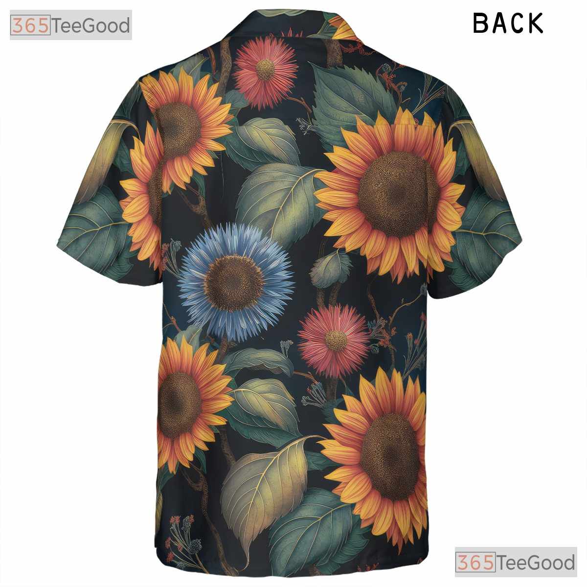 Bold Wildflower Hawaiian Shirt - Tropical Summer Gift for Men