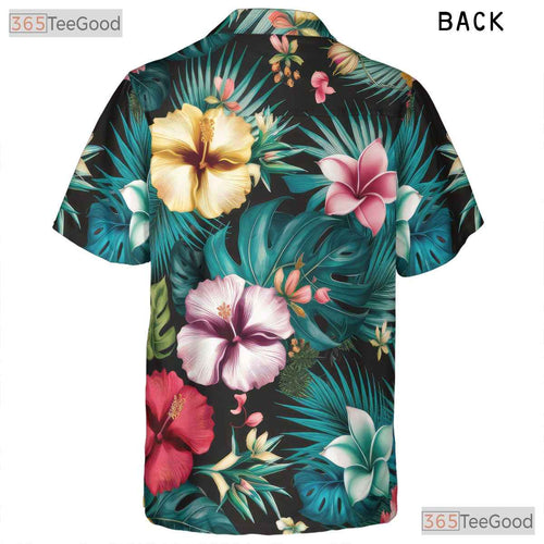 Aloha Floral Paradise Hawaiian Shirt - Unisex Vacation Tee