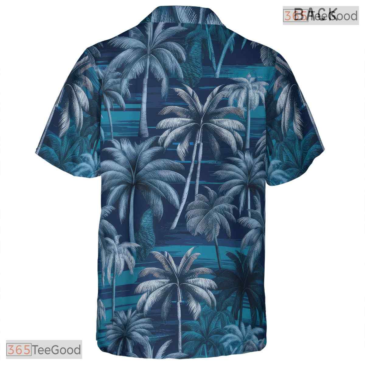 Tropical Navy Hawaiian Shirt - Flowers & Leaves Aloha Beach Outfit Women