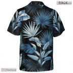 Floral Paradise Navy Hawaiian Tee - Island Aloha Summer Gift for Adults