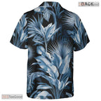 Aloha Navy Blue Hawaiian Shirt - Tropical Floral Vacation Wear Unisex