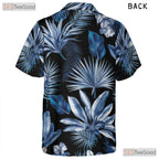 Summer Blue Tropical Hawaiian Shirt - Casual Tee for Men & Women