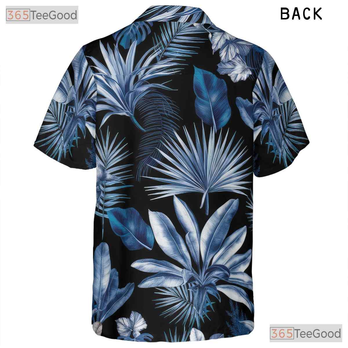 Summer Blue Tropical Hawaiian Shirt - Casual Tee for Men & Women