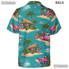 Vintage Truck Island Hawaiian Shirt - Classic Aloha Tee for Men