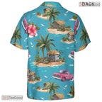 Midnight Bloom Floral Hawaiian Shirt - Tropical Aloha Gift for Adults