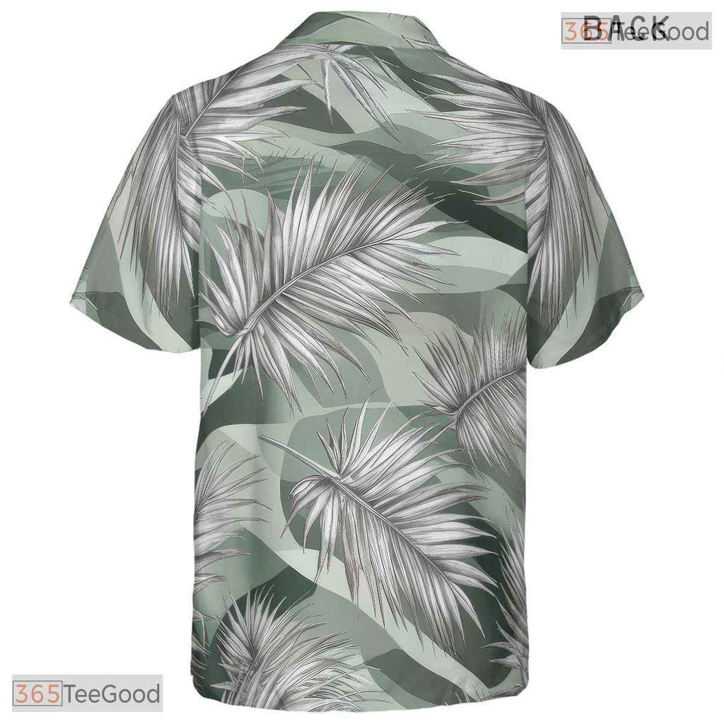 Flamingo Hibiscus Palm Hawaiian Shirt - Aloha Tropical Print Adults