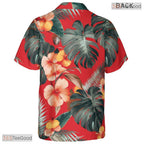 Seamless Midnight Jungle Hawaiian Shirt - Tropical Foliage Men's Wear