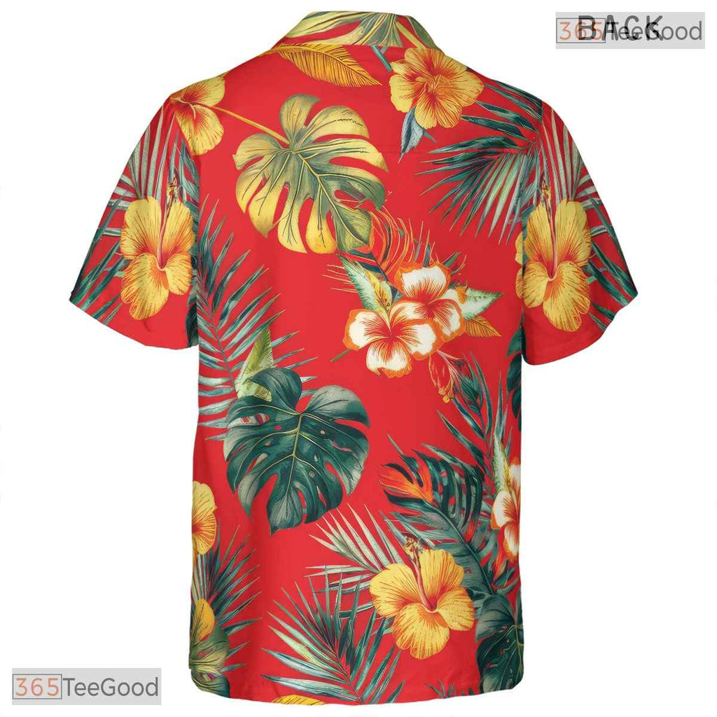 Dark Exotic Tropical Jungle Hawaiian Tee - Midnight Aloha Beach Women