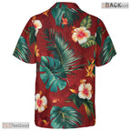 Midnight Foliage Seamless Hawaiian Shirt - Tropical Jungle Aloha Adult
