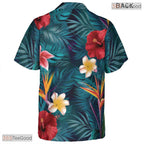Abstract Palm Midnight Hawaiian Shirt - Tropical Aloha Gift Unisex