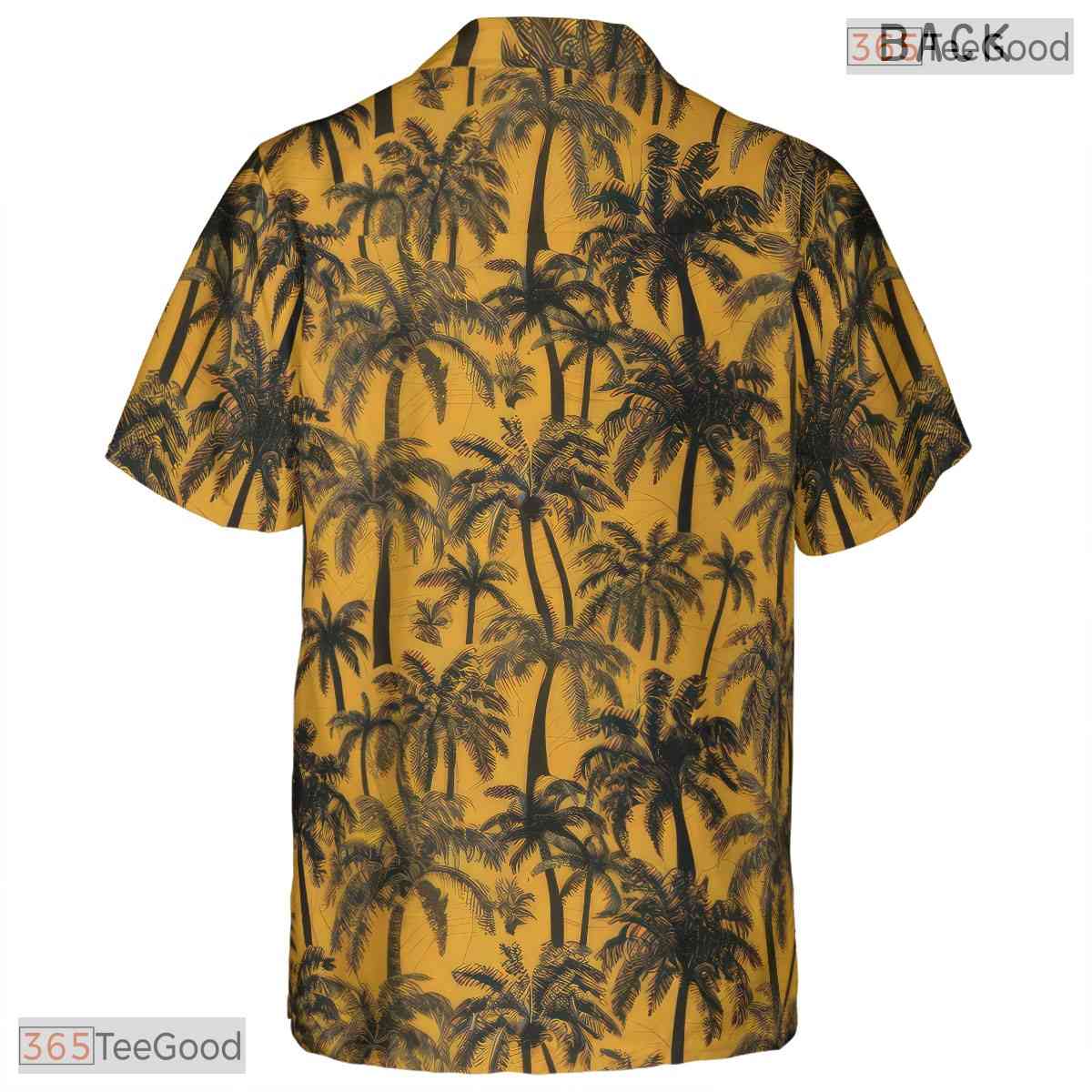 Hibiscus Floral Palm Hawaiian Shirt - Classic Aloha Beachwear Men