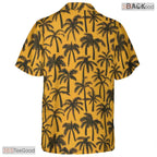 Tropical Palm Leaves Hawaiian Tee - Hibiscus Floral Vacation Outfit Women