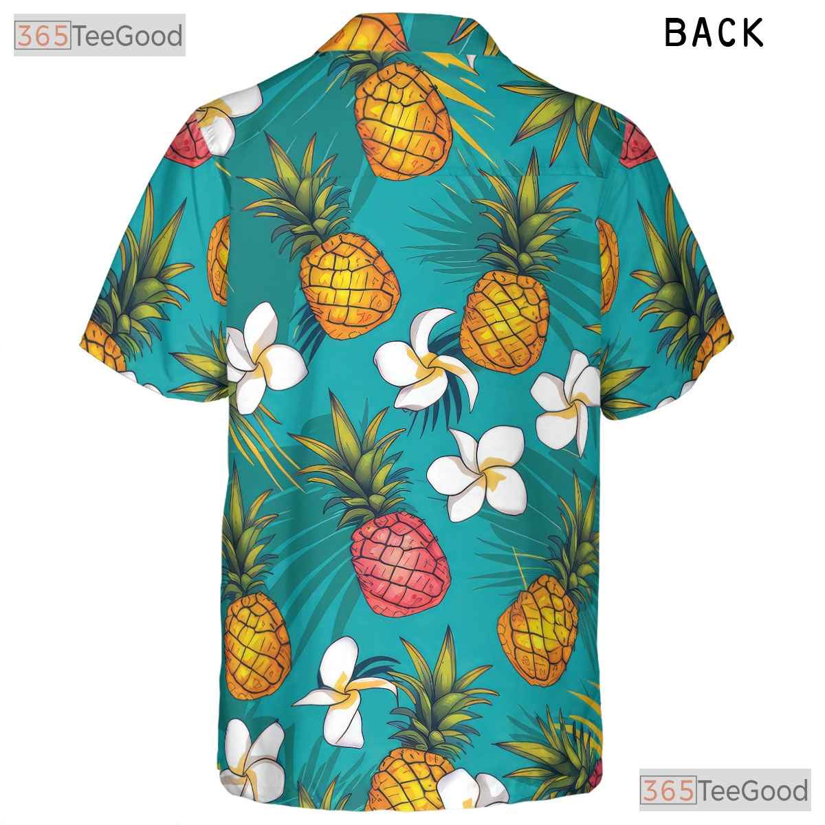 Vibrant Pineapple Hawaiian Shirt - Adult Summer Tropical Beachwear