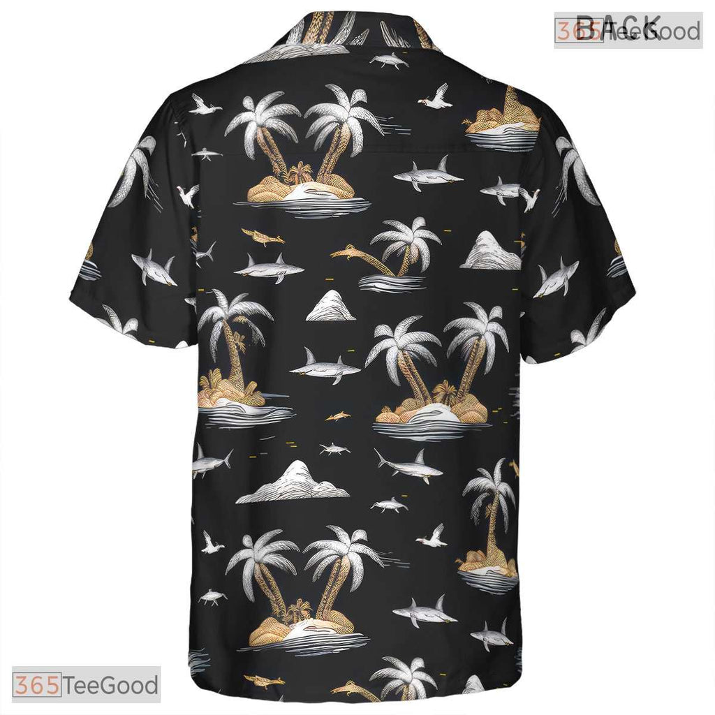 Ocean Adventure Steampunk Hawaiian Shirt - Nautical Octopus Summer Men