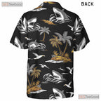 Tropical Shark Hawaiian Shirt - Men's Stylish Beach Party Outfit