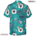 Tropical Sunset Hawaiian Shirt - Vibrant Ocean View Vacation Outfit Men