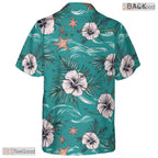 Colorful Ocean Sunset Hawaiian Tee - Tropical Beach Style Unisex Adult