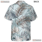 Beach Vacation Blue Palm Hawaiian Shirt - Adult Summer Aloha Wear