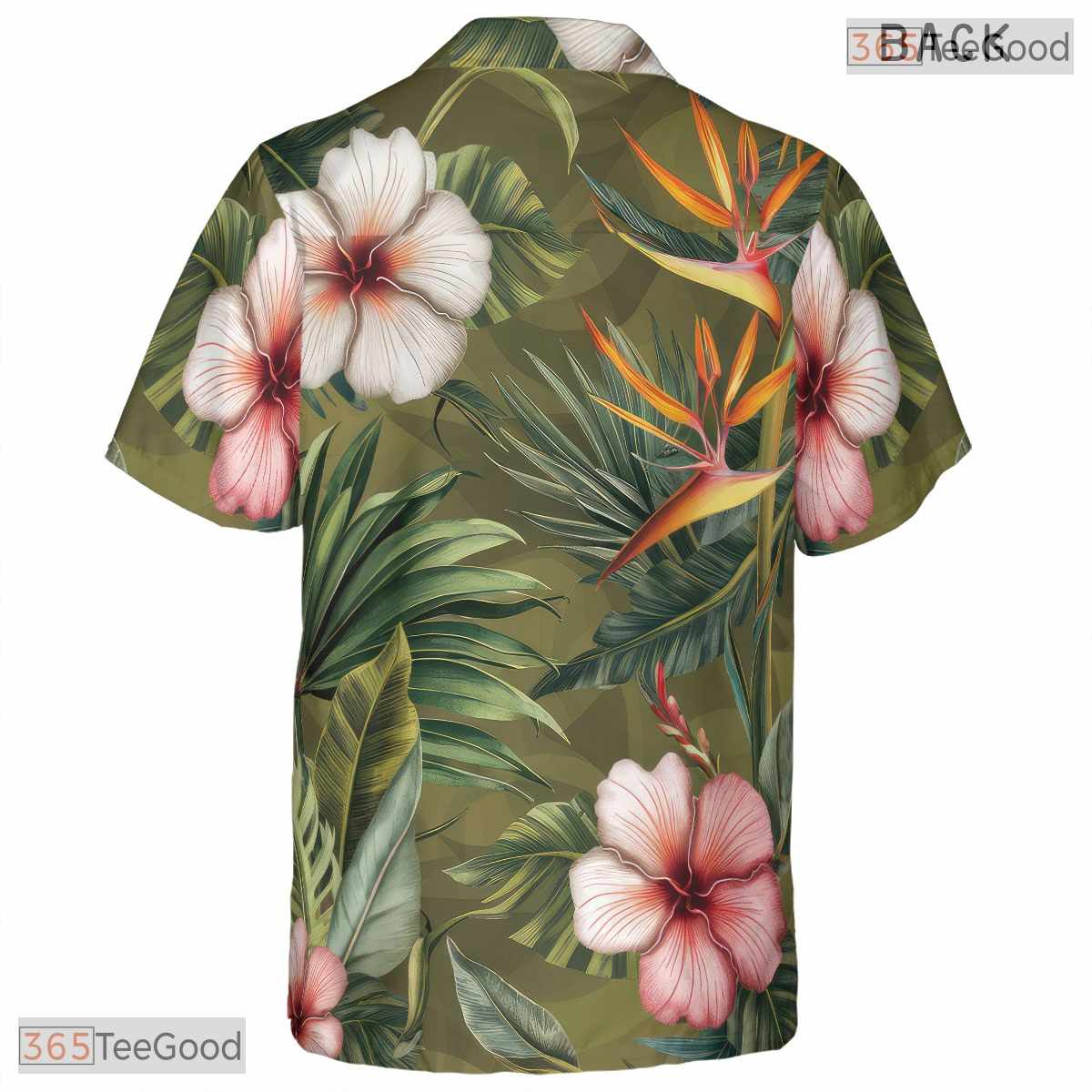 Blue Ocean Sunset Hawaiian Tee - Palm Tree Tropical Beach Gift Women