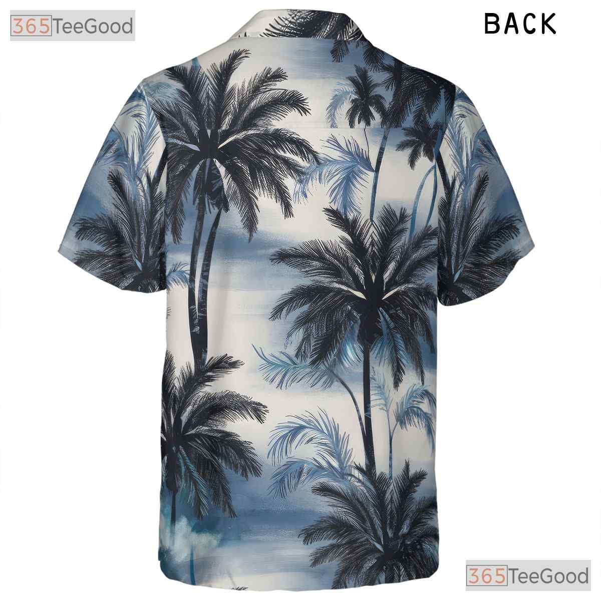 Tropical Palm Breeze Hawaiian Shirt - Vibrant Green Foliage Adults