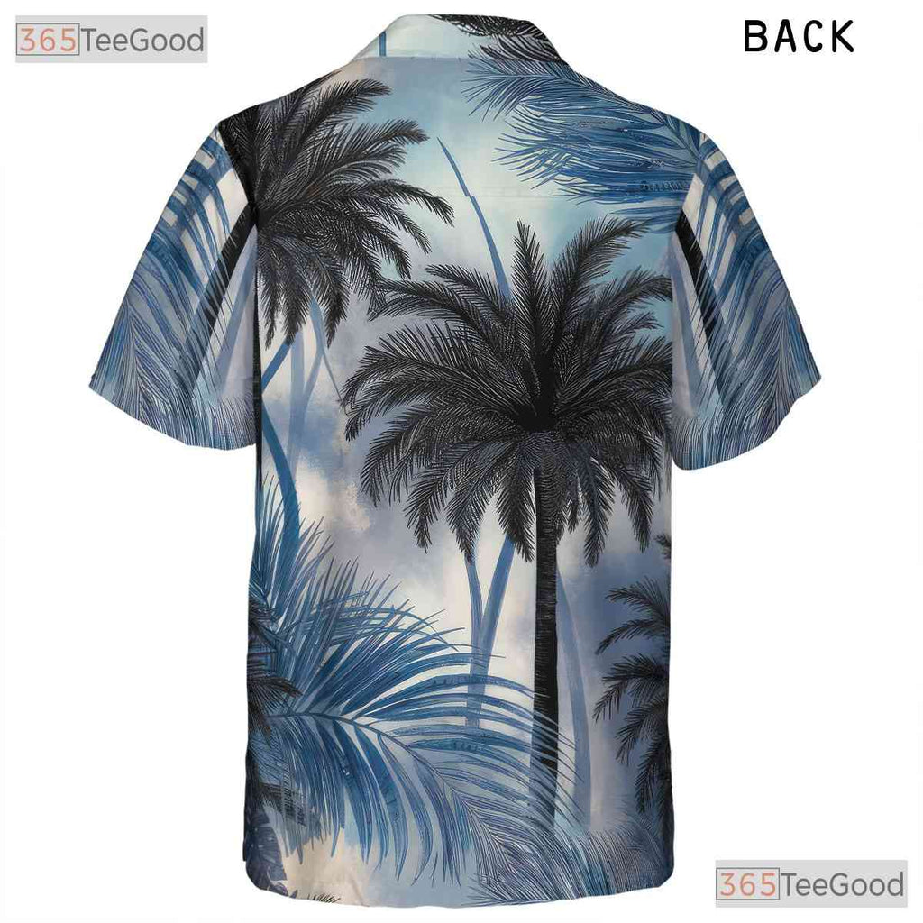 Tropical Palm Breeze Hawaiian Shirt - Summer Aloha Outfit Men & Women