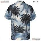 Tropical Palm Breeze Hawaiian Shirt - Casual Island Getaway Beachwear Men