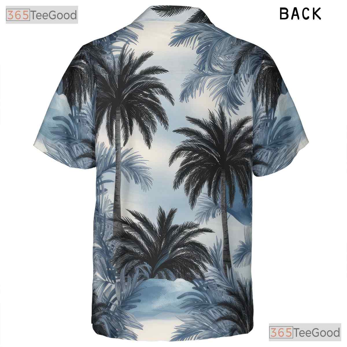 Tropical Palm Breeze Hawaiian Shirt - Casual Island Getaway Beachwear Men