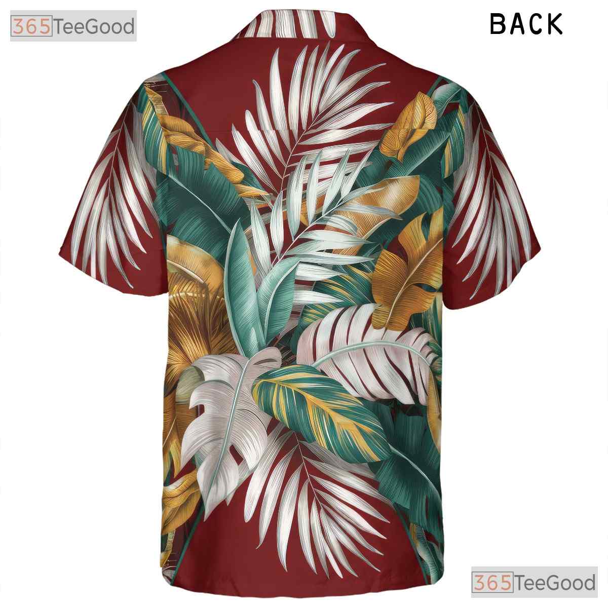Jungle Blaze Hawaiian Tee - Fiery Sunset & Tropical Rainforest Vibes Women