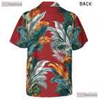 Rainforest Jungle Blaze Hawaiian Shirt - Tropical Summer Aloha Shirt Unisex