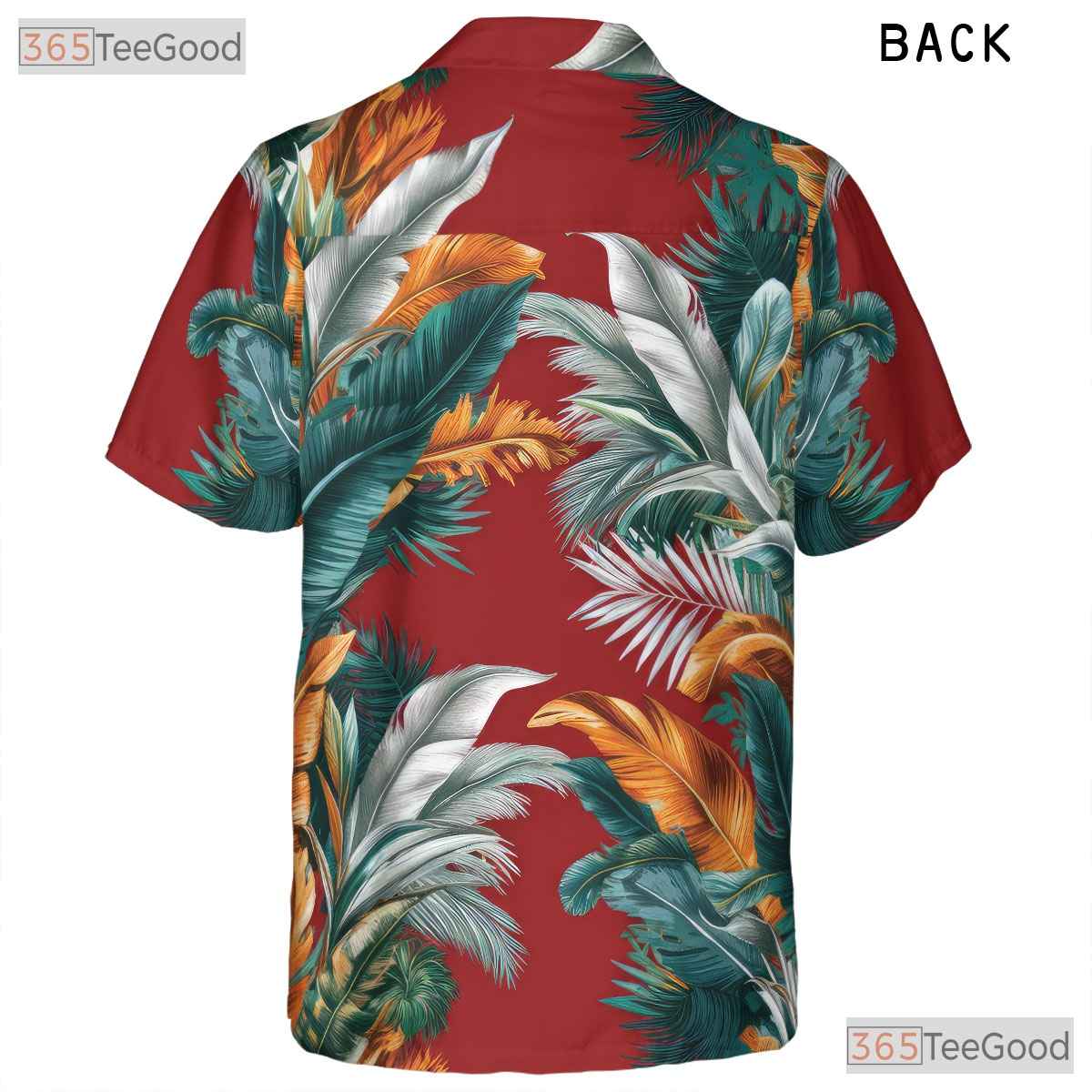 Rainforest Jungle Blaze Hawaiian Shirt - Tropical Summer Aloha Shirt Unisex