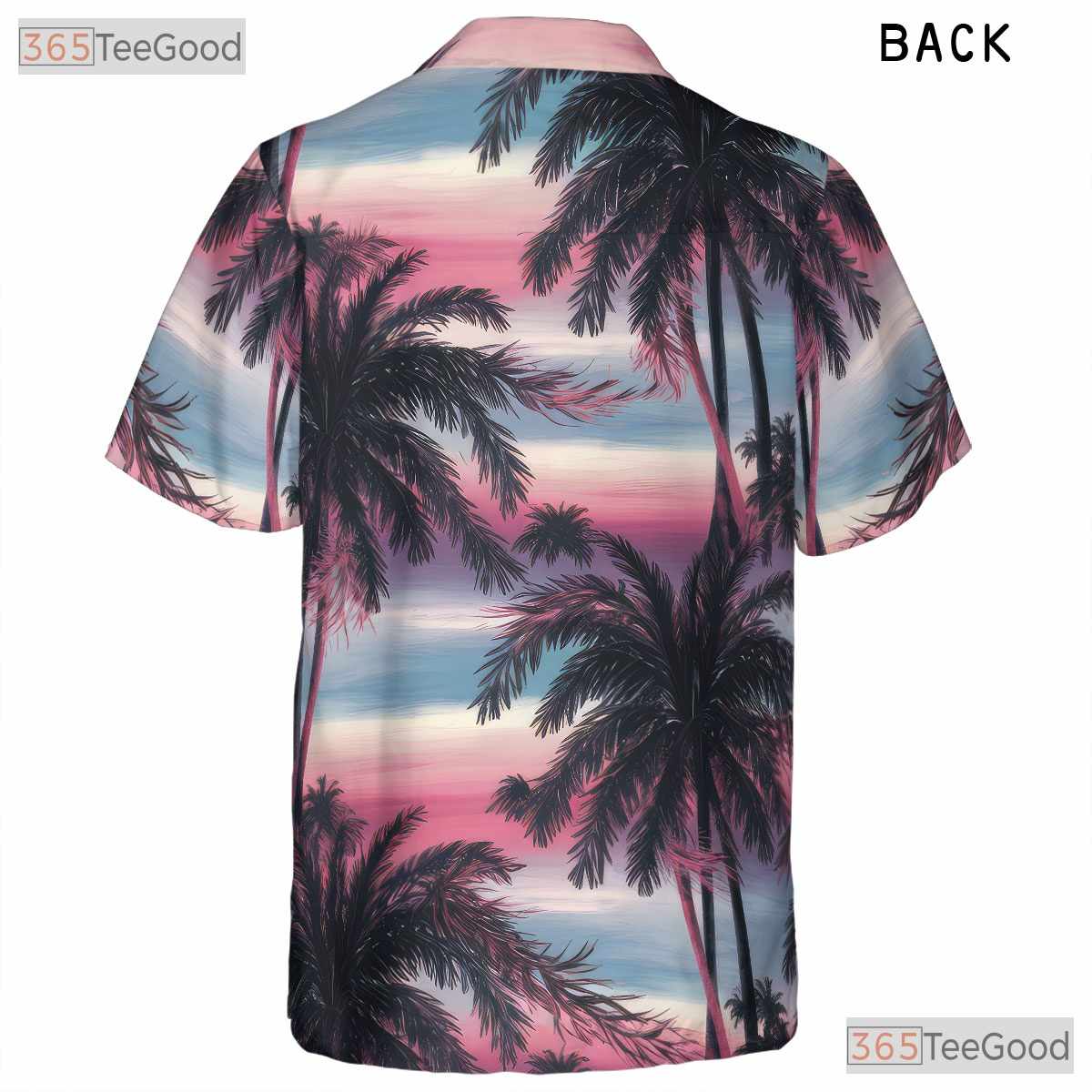 Island Sunset Hawaiian Shirt - Tropical Palm Trees Beachwear Gift Unisex