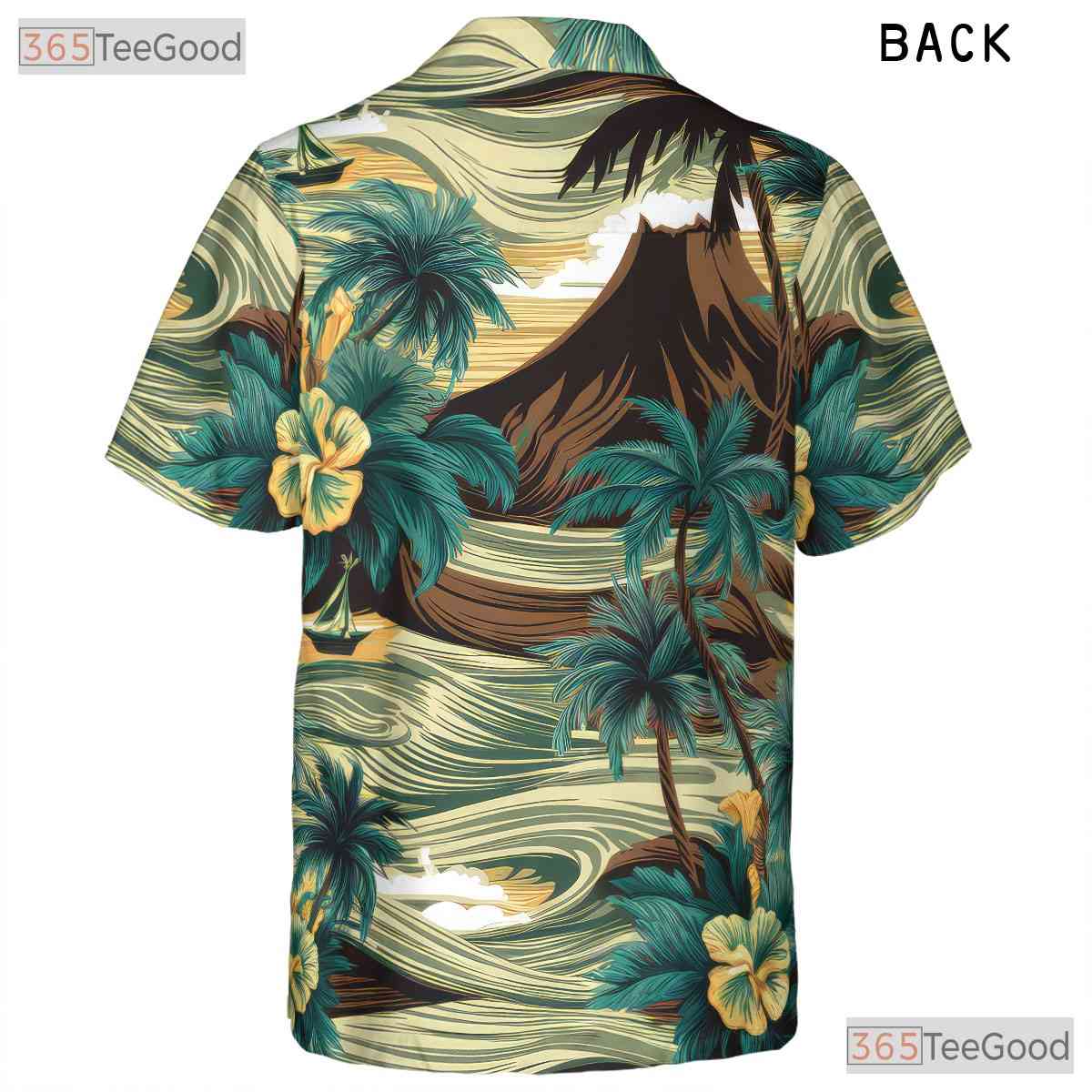 Pink Sunset Hawaiian Shirt - Tropical Twilight Palm Ocean View Unisex