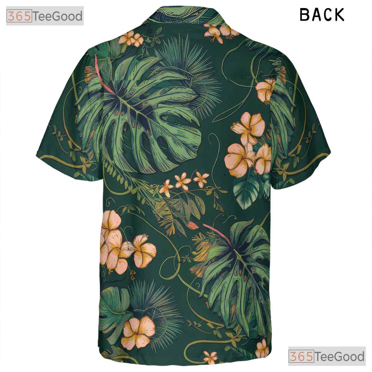 Green Monstera Leaf Hawaiian Shirt - Tropical Aloha Beachwear Gift Unisex