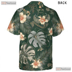 Green Monstera Tropical Hawaiian Shirt - Aloha Island Vibes for Men