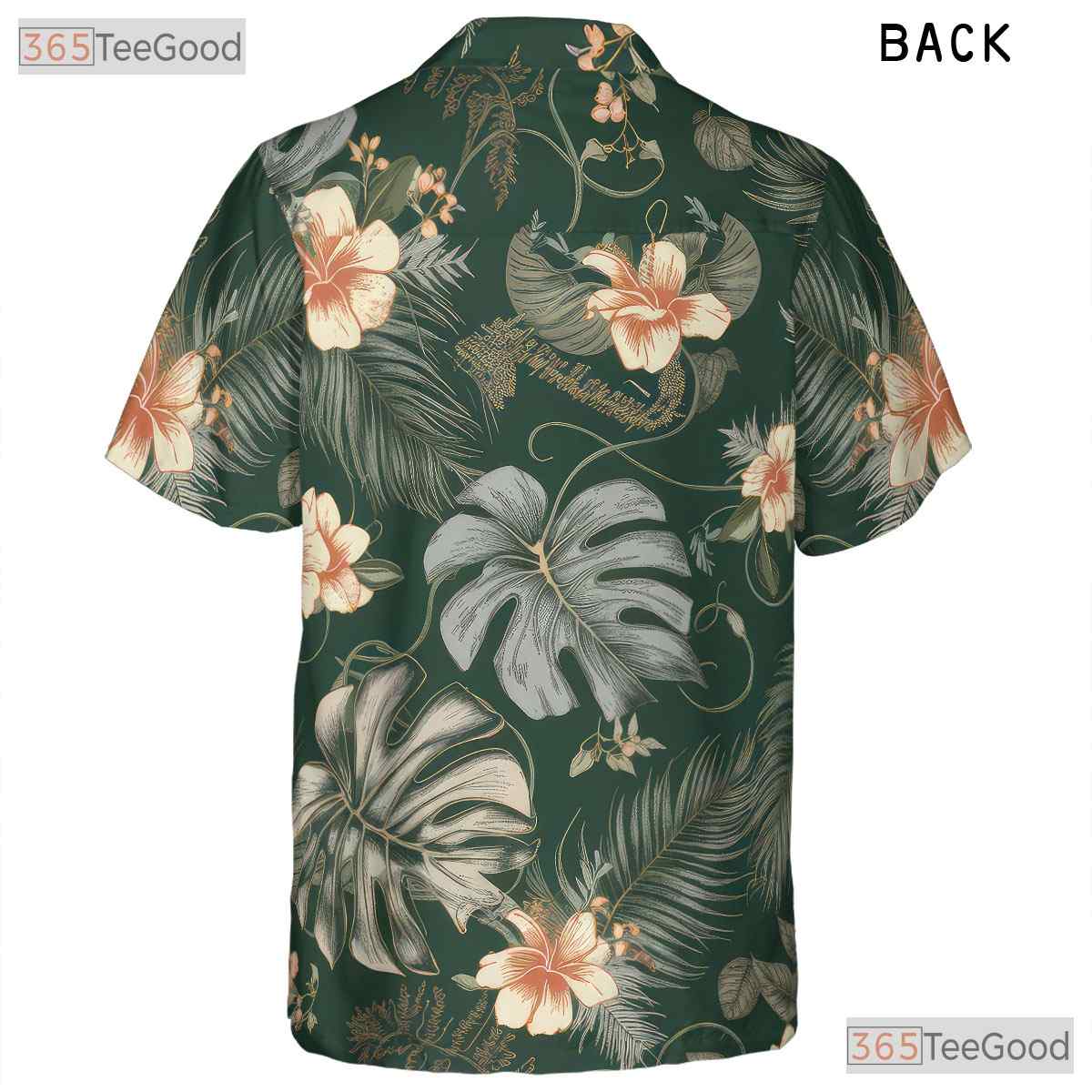 Green Monstera Tropical Hawaiian Shirt - Aloha Island Vibes for Men