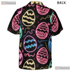 Neon Easter Egg Hawaiian Shirt - Colorful Spring Party Gift for Adults