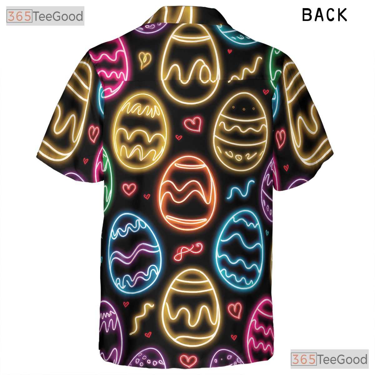 Colorful Neon Easter Egg Hawaiian Shirt - Fun Spring Gift Unisex Adult