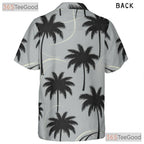 Retro Beach Car Hawaiian Shirt - Palm Tree Sunset Tee Women