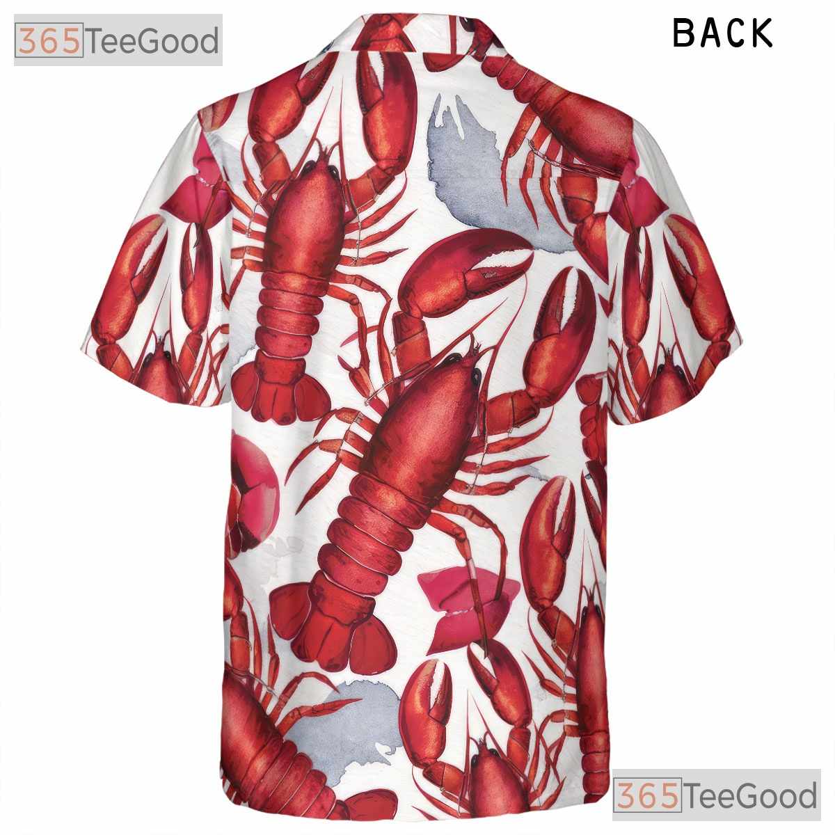 Unisex Red Lobster Seafood Beach Hawaiian Tee - Funny Aloha Summer Outfit