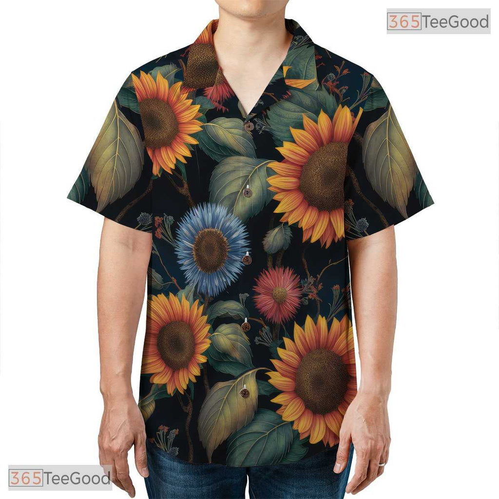 Tropical Green Palm Leaf Hawaiian Tee - Unisex Aloha Summer Outfit Gift