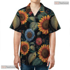 Tropical Green Palm Leaf Hawaiian Tee - Unisex Aloha Summer Outfit Gift