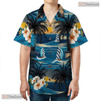 Tropical Beer & Pineapple Hawaiian Shirt - Fun Island Beach Party Wear